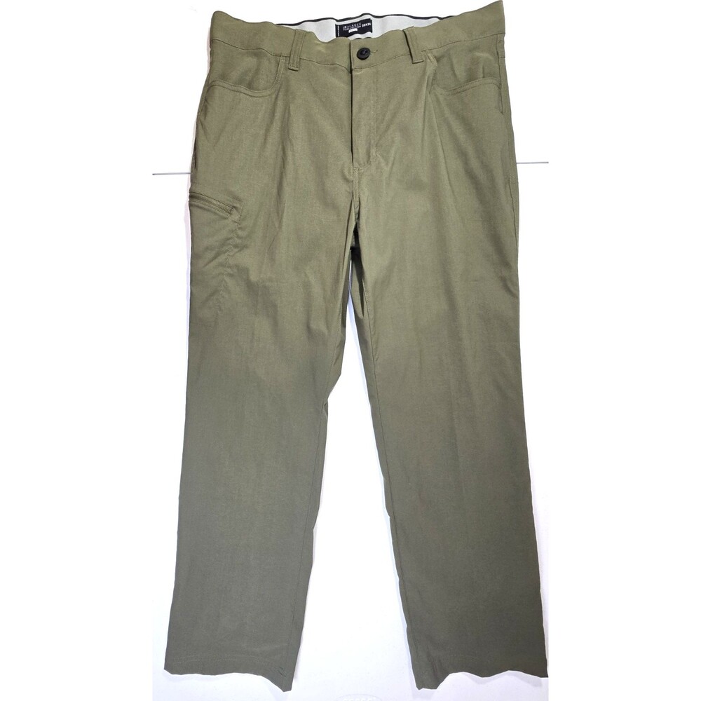 Balance Collection Mens Outdoor Pant 38x30 Green TREK Cargo Nylon 5-Pocket